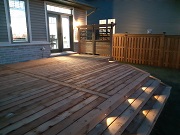 Deck with LED lights