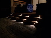 Deck with LED lights