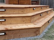 Deck with LED lights