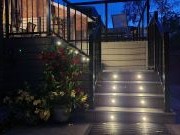 Deck with LED lights