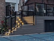 Deck with LED lights