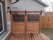 Sheed, Privacy screen, Deck stairs
