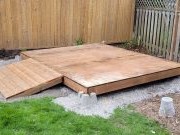 Sheed, Privacy screen, Deck stairs